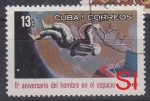 Sellos de America - Cuba -  981 - Leonov, Anivº del primer vuelo espacial humano