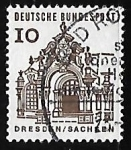 Stamps Germany -  Dresden - Sachsen