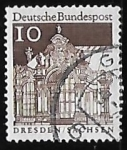 Stamps Germany -  Wallpavillon de Dresden