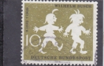 Stamps Germany -  dibujo de Wilhelm Busch