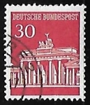 Stamps Germany -  Puerta de Brandenburg  - Berlin