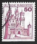 Stamps Germany -  Castillo de Neuschwanstein