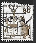 Stamps Germany -  Castillo de Marksburg