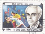 Stamps Mongolia -  BÉLA BARTÓK- compositor hungaro