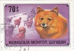 Stamps : Asia : Mongolia :  PERROS DE TIRO