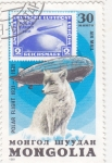 Stamps Mongolia -  50 ANIVERSARIO VUELO POLAR EN ZEPPELIN