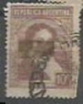 Stamps Argentina -  Bernardino Rivadavia