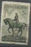 Stamps Argentina -  Monumento al Tte. Gral Julio  Argentino Roca