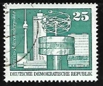 Stamps Germany -  Plaza de Alexander Platz en Berlin