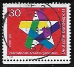 Stamps Germany -  50 años de la Organización Internacional del Trabajo