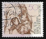 Stamps Germany -  Martin Buber 1878-1965