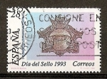 Stamps : Europe : Spain :  Dia del Sello./ Buzon de 1908.