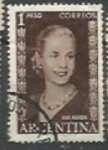 Sellos del Mundo : America : Argentina : Eva Peron