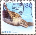 Stamps Japan -  Scott#3354 Intercambio 0,90 usd  80 y. 2011