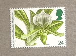 Stamps United Kingdom -  Orquideas