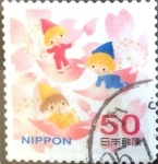 Stamps Japan -  Scott#3399e Intercambio 0,50 usd  50 y. 2012