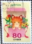 Stamps Japan -  Scott#3400a Intercambio 0,90 usd  80 y. 2012
