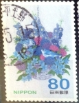 Stamps Japan -  Scott#3400d Intercambio 0,90 usd  80 y. 2012