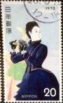 Stamps Japan -  Scott#1113 m4b Intercambio 0,20 usd 20 y. 1972