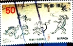 Stamps Japan -  Scott#1276 Intercambio 0,20 usd 50 y. 1977