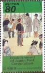 Stamps Japan -  Scott#3004e Intercambio 1,00 usd 80 y. 2007