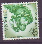 Stamps : Europe : Spain :  ESPAÑA SEGUNDO CENTENARIO NUEVO Nº 1229 ** 1,8P VERDE ESMERALDA CARLOS I
