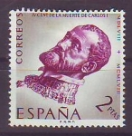 Stamps : Europe : Spain :  ESPAÑA SEGUNDO CENTENARIO NUEVO Nº 1230 ** 2P MALVA CARLOS I