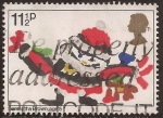 Stamps United Kingdom -  Navidad. Diseño de Samantha Brown, 5 años   1981  11 1/2 penique