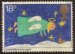 Stamps : Europe : United_Kingdom :  Navidad. Diseño de Lucinda Blackmore, 6 años   1981  18 penique