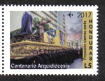 Sellos del Mundo : America : Honduras : 100 Años y Un Futuro Arquidiócesis de Tegucigalpa 1916-2016