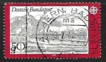 Stamps Germany -  Europa - Rhine Landscaping 