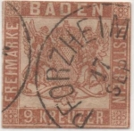 Stamps Germany -  BADE Y & T Nº 15a