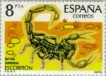 Stamps Spain -  FAUNA INVERTEBRADOS ESCORPIÓN