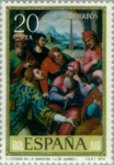 Stamps Spain -  PINTORES-Juan de Juanes San Esteban en la sinagoga