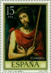 Stamps Spain -  PINTORES-Juan de Juanes Ecce Homo