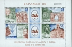 Stamps Spain -  EXPOSICIÓN FILATÉLICA AMÉRICA-EUROPA