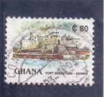 Stamps Ghana -  Fort Sebastian -Shama