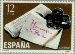 Stamps Spain -  HOMENAJE A LA PRENSA