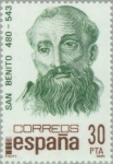 Stamps Spain -  PERSONAJES FAMOSOS SAN BENITO