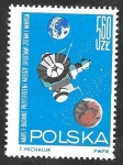 Stamps : Europe : Poland :  1412 - Conquista Espacial