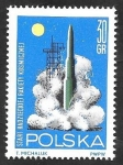 Stamps Poland -  1407 - Conquista Espacial