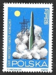 Stamps : Europe : Poland :  1407 - Conquista Espacial