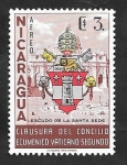 Stamps Nicaragua -  564 - Escudo de la Santa Sede