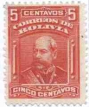 Stamps Bolivia -  Efigies diversas y escudo