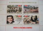Stamps Cuba -  40 ANIVERSARIO DE LA CAIDA EN COMBATE DEL CHE