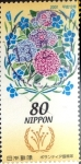 Stamps Japan -  Scott#2757 Intercambio 0,40 usd 80 y. 2001