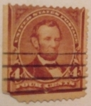 Stamps : America : United_States :  lincon 1898