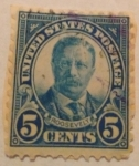 Stamps : America : United_States :  Theodore Roosevelt