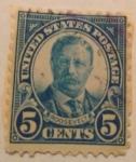 Stamps United States -  Theodore Roosevelt