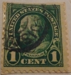 Stamps : America : United_States :  FRANKLIN 